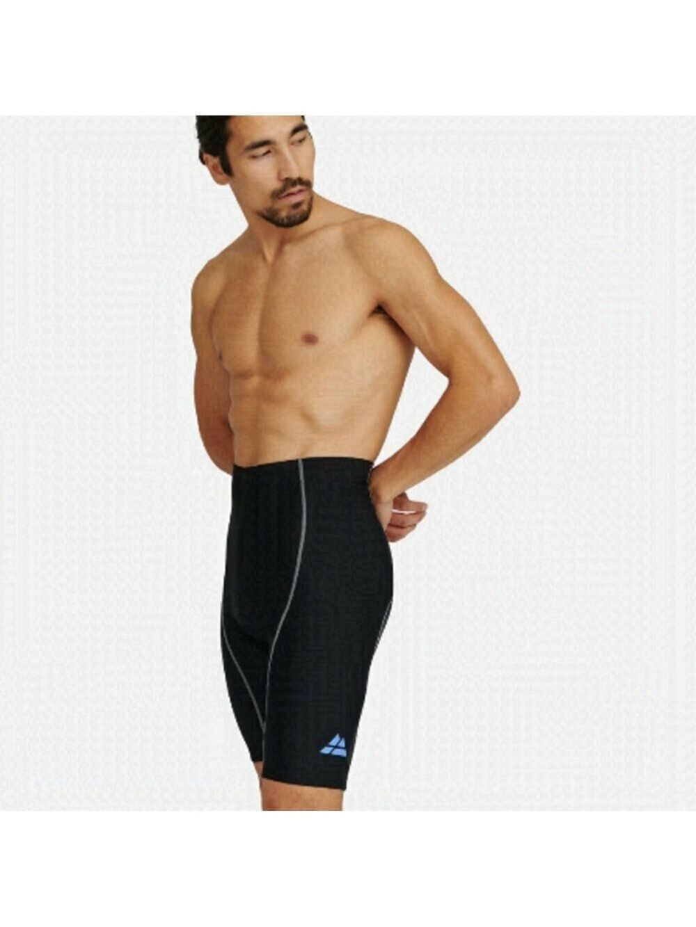 NWOT Men's Danish Endurance Black/Gray Cycling Short With Blue Logo Size Large